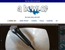 Tablet Screenshot of abowlof.com